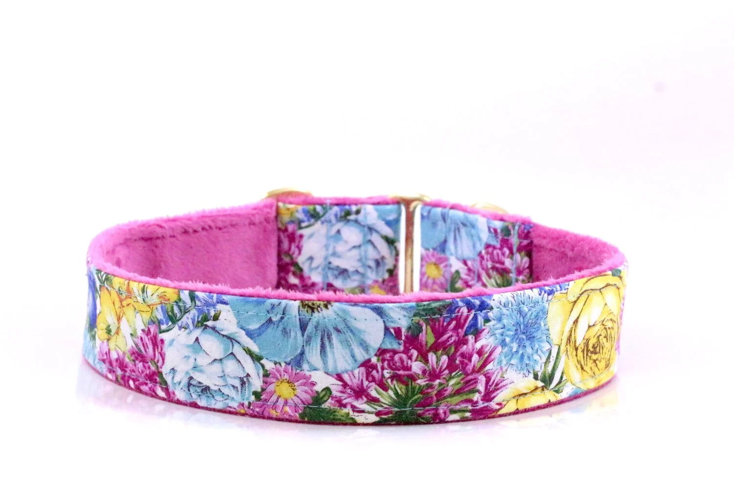 Watercolor Wildflowers Yellow, Blue and Pink