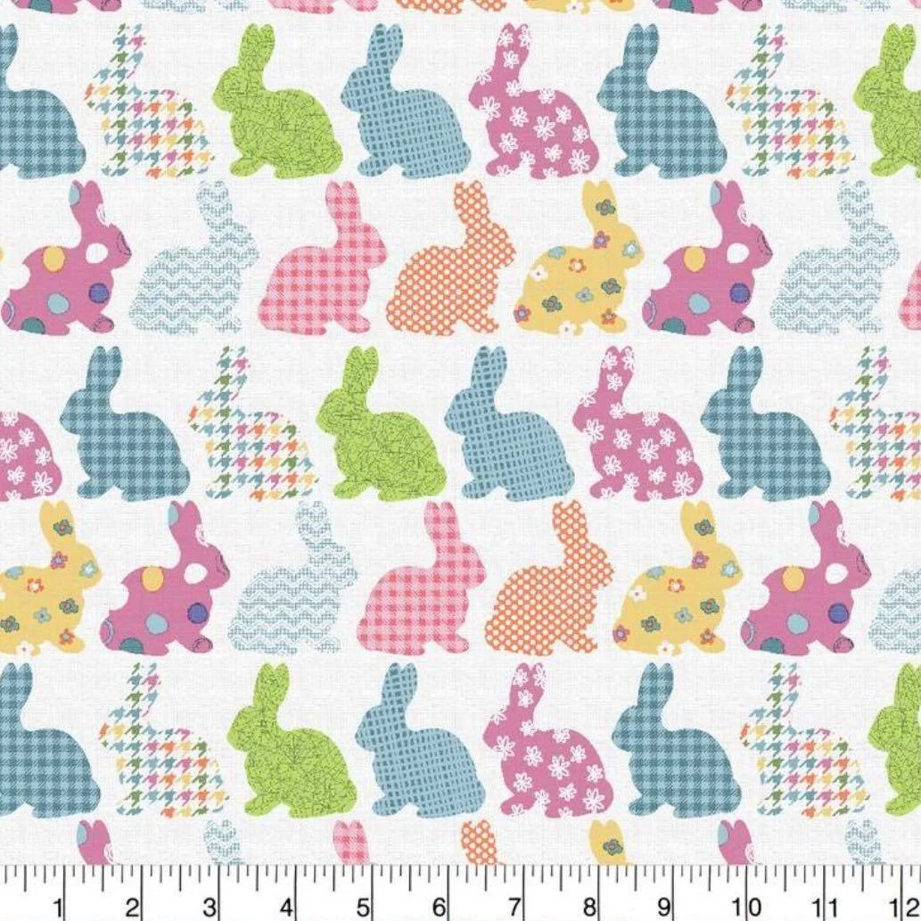 Egg Patterned Easter Bunnies