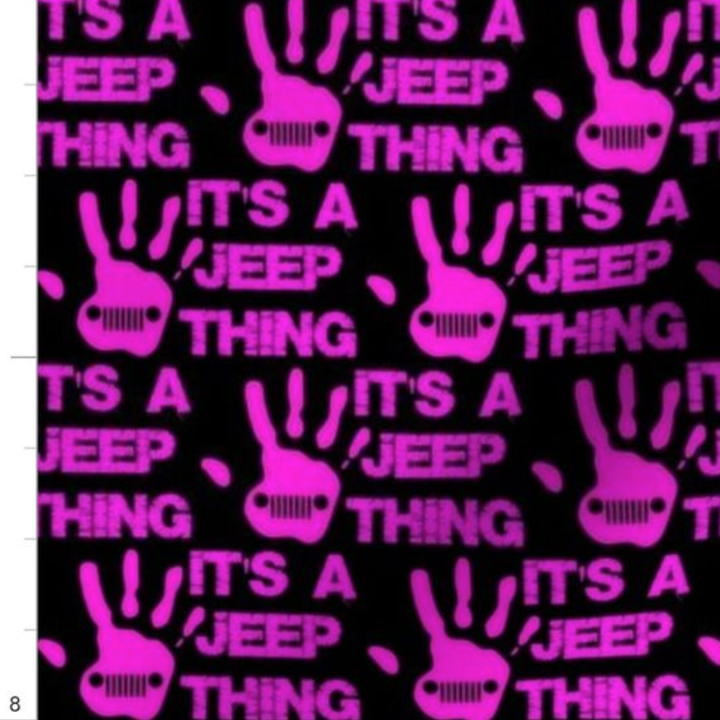 It's A Jeep Thing Black and Hot Pink
