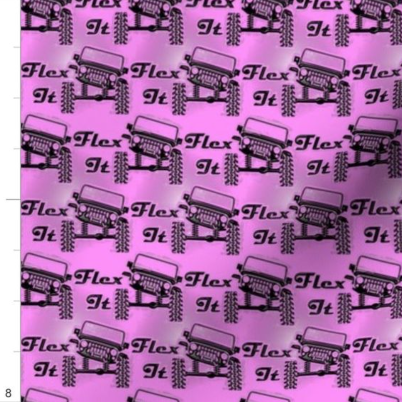 Jeep Flex It on Sparkle Pink
