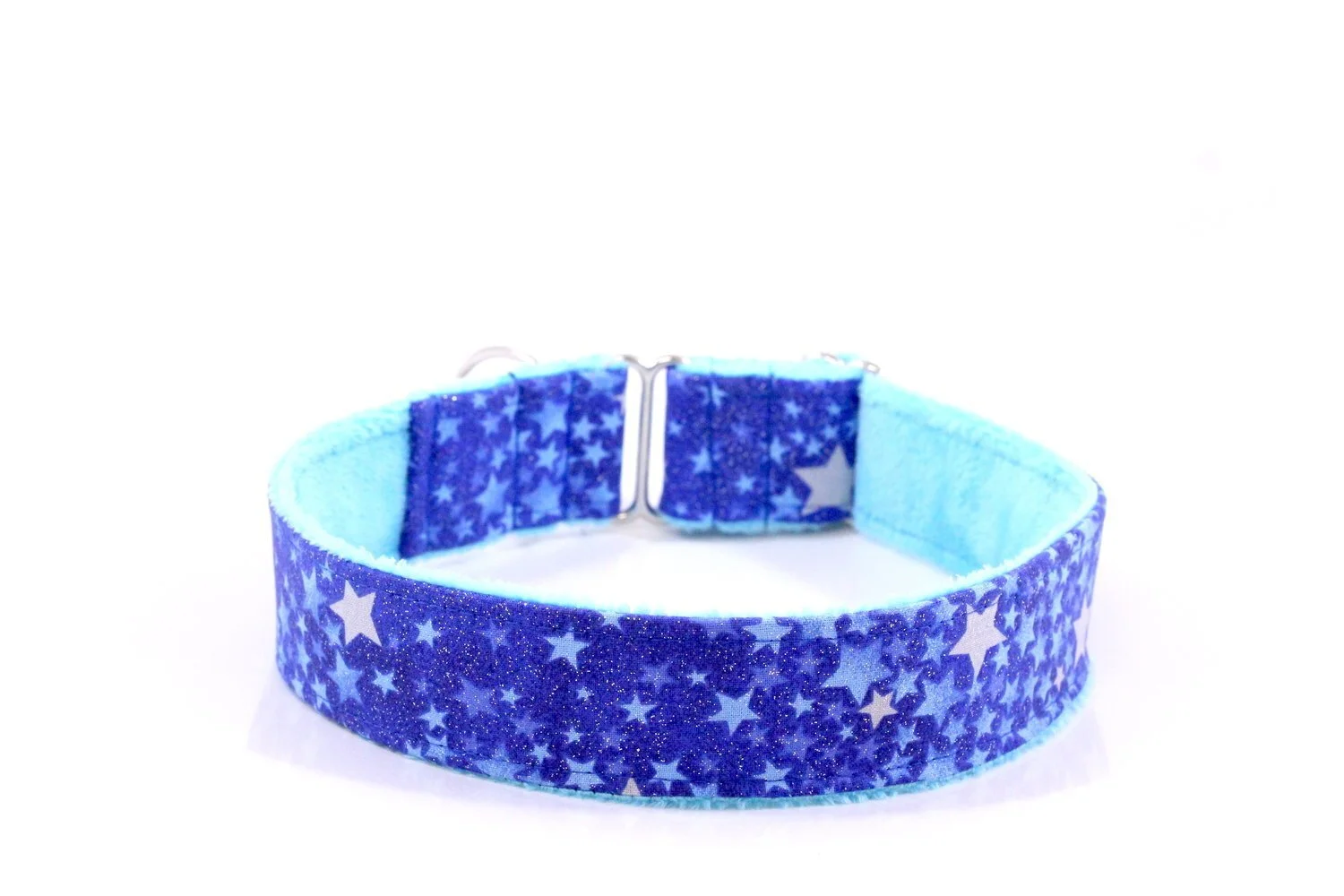 Blue and White Sparkle Stars