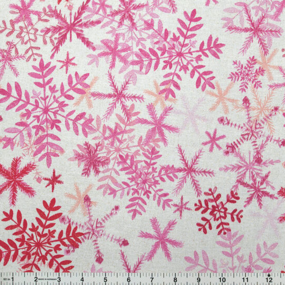 XL Pink Snowflakes