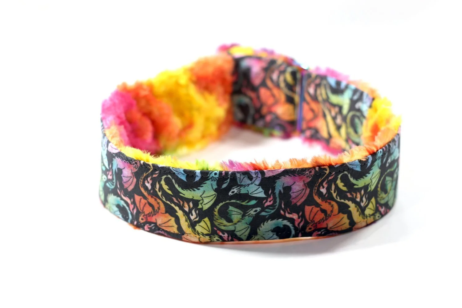 Dark Rainbow Watercolor Dragons