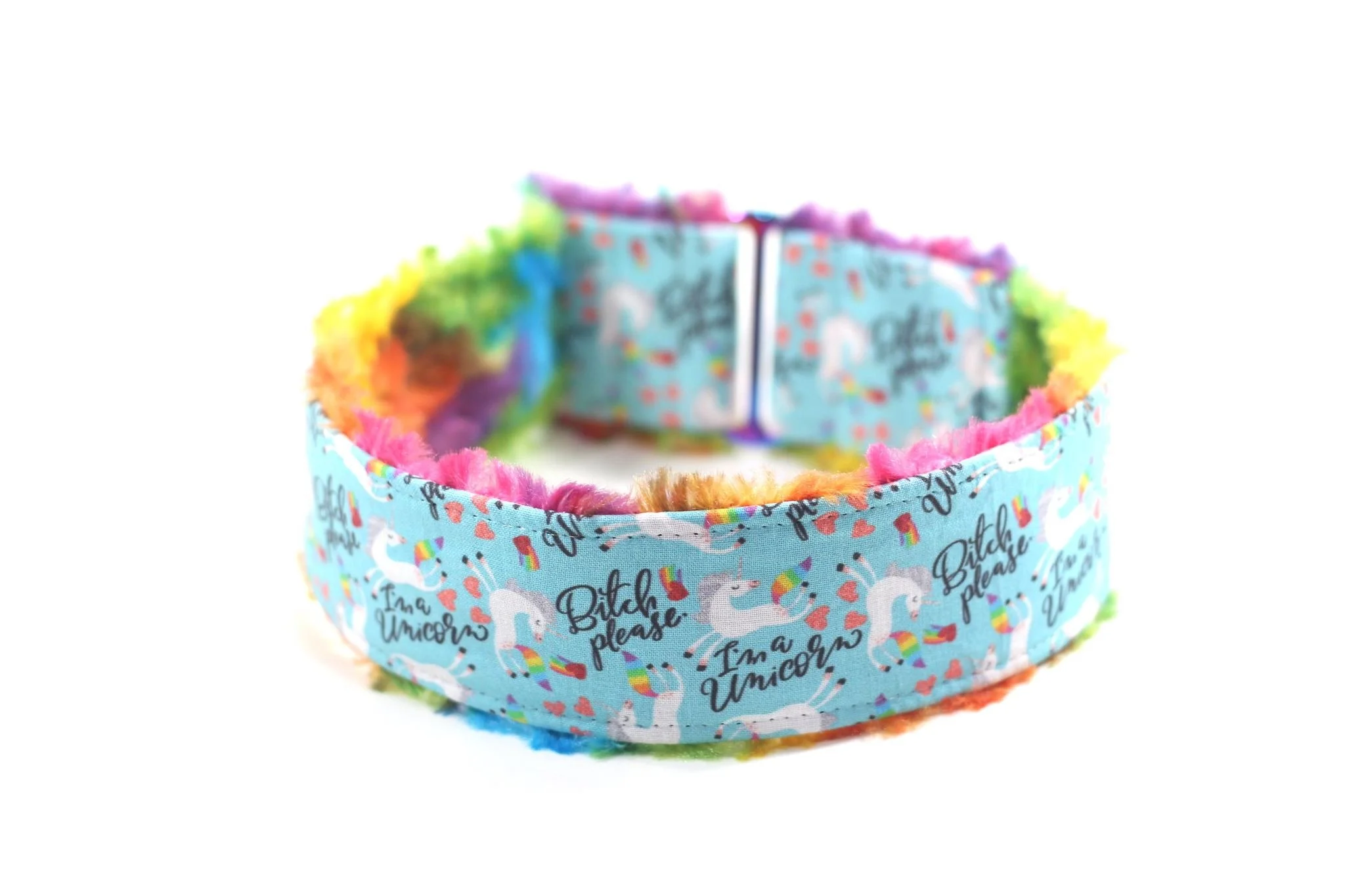 Bitch Please I'm A Unicorn on Turquoise