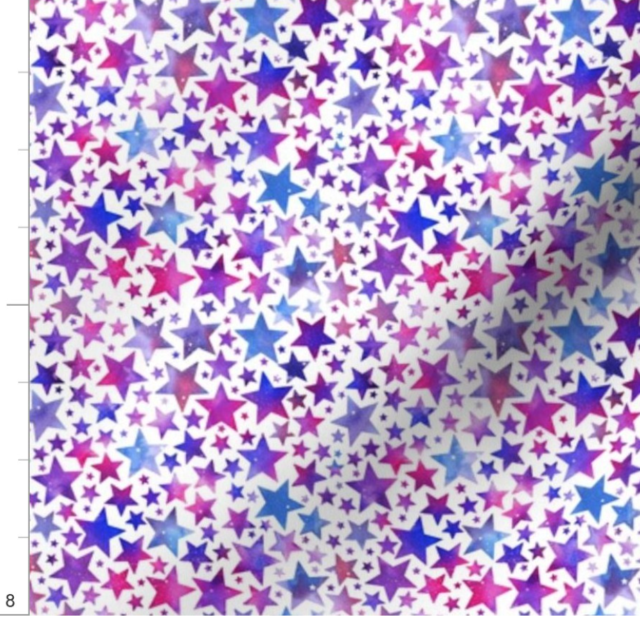 Razzle Dazzle Watercolor Stars