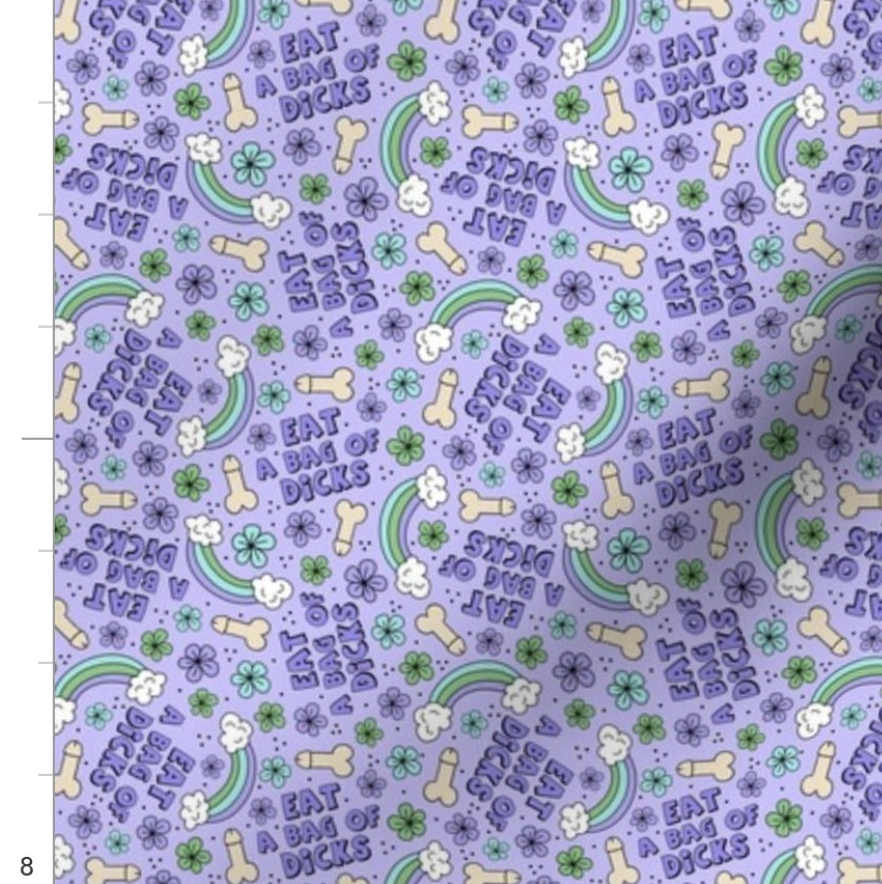Eat A Bag Of Dicks Rainbow Purple