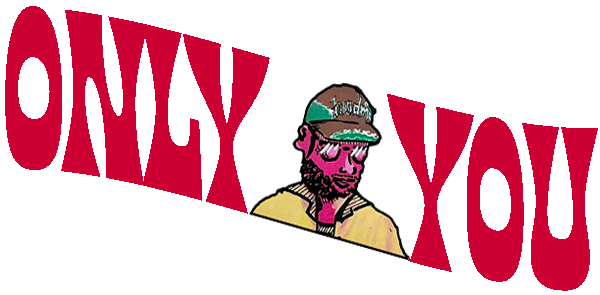 A cartoon-style illustration of the phrase 'THANK YOU' in large red letters with a drawing of a bearded man wearing sunglasses and a baseball cap in the center.