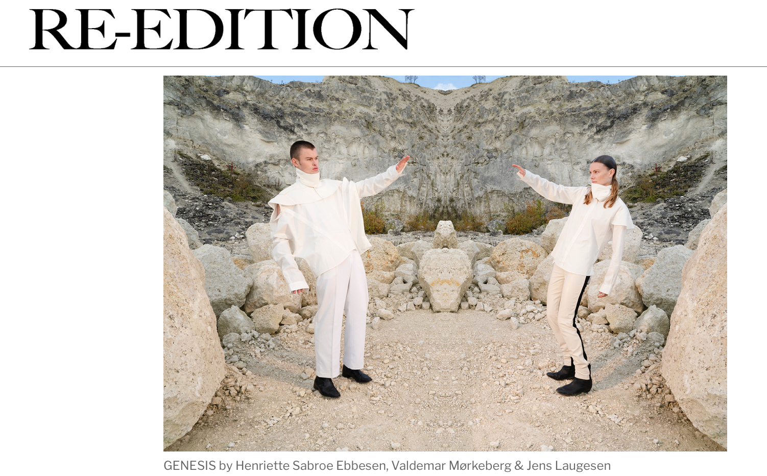 Interview with Jens Laugesen about GENESIS in RE-EDITION magazine