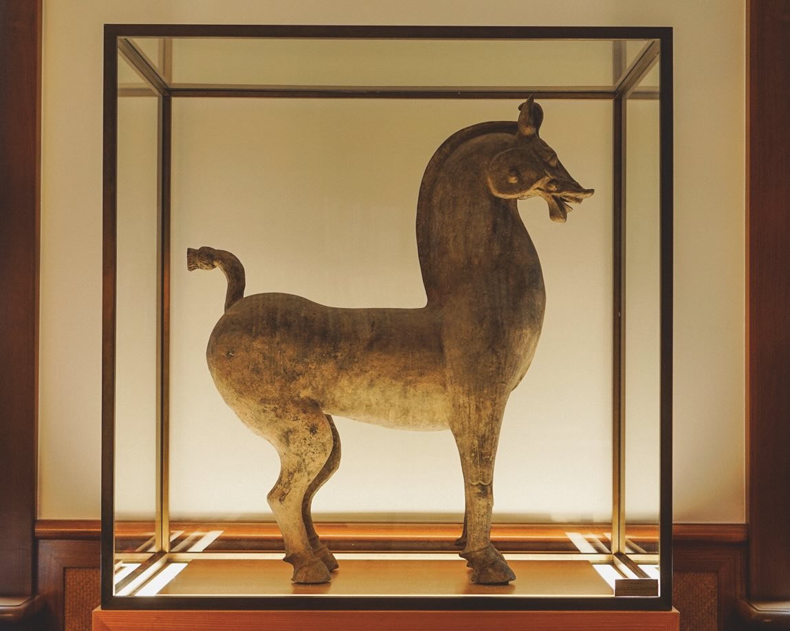 As we approach the &bdquo;Year of the Horse,&ldquo; we celebrate timeless symbols of strength, vitality, prosperity, and imperial elegance. Our two magnificent pottery horses from the Han Dynasty &mdash; over 2,000 years old &mdash; showcase exquisit