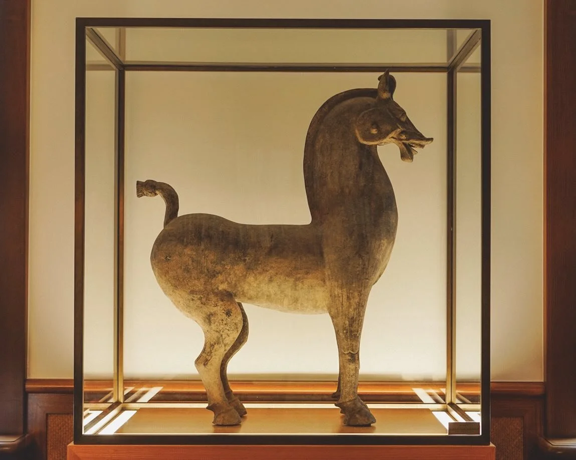 As we approach the &bdquo;Year of the Horse,&ldquo; we celebrate timeless symbols of strength, vitality, prosperity, and imperial elegance. Our two magnificent pottery horses from the Han Dynasty &mdash; over 2,000 years old &mdash; showcase exquisit