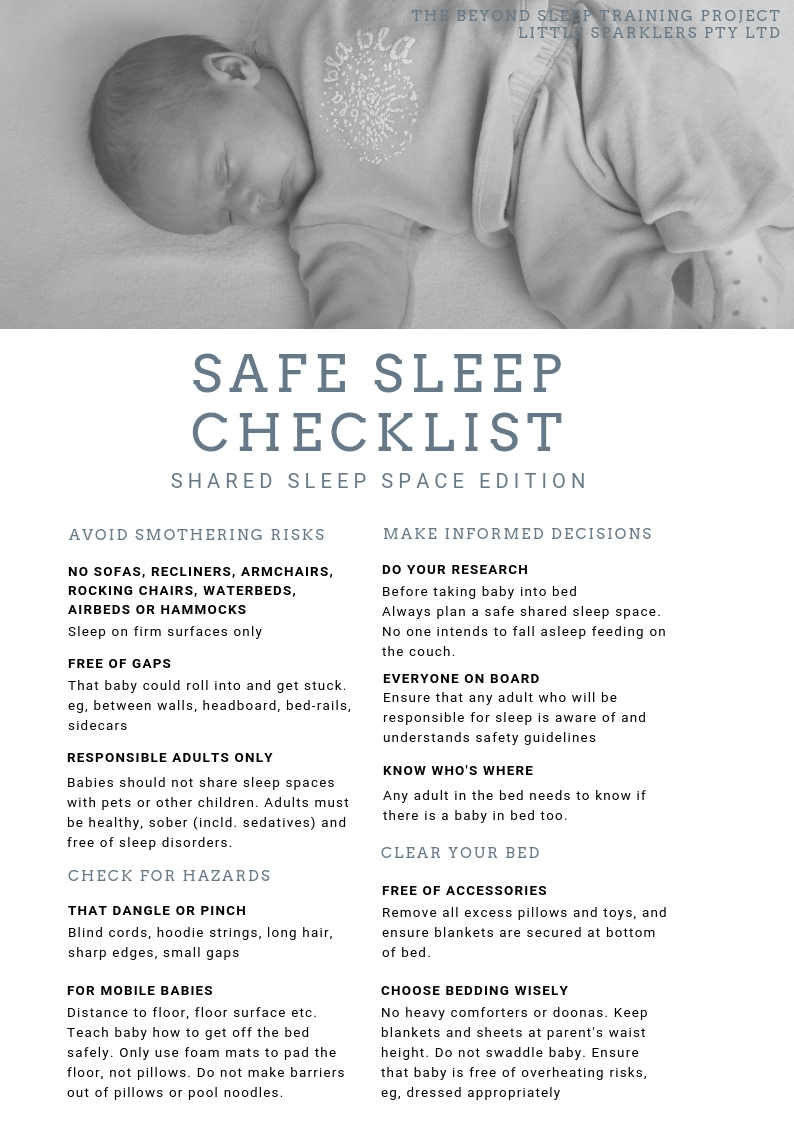 safe 7 co sleeping