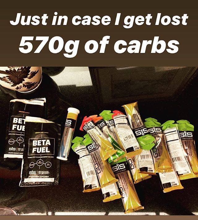 @brendanhousler is going on a bike ride. Based on the # of carbs, how long is this bike ride? (Guess based on the upper range of possible absorption.) Closest winner wins some Science in Sport gels! #isotonicsquad #fueledbyscience