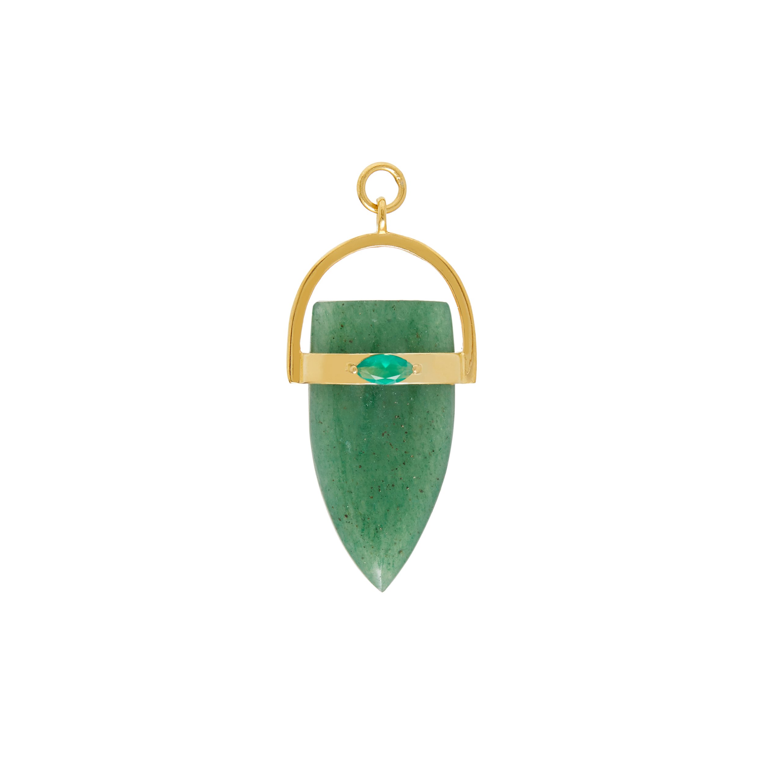 Amuleto Chakra Quartzo Verde 
