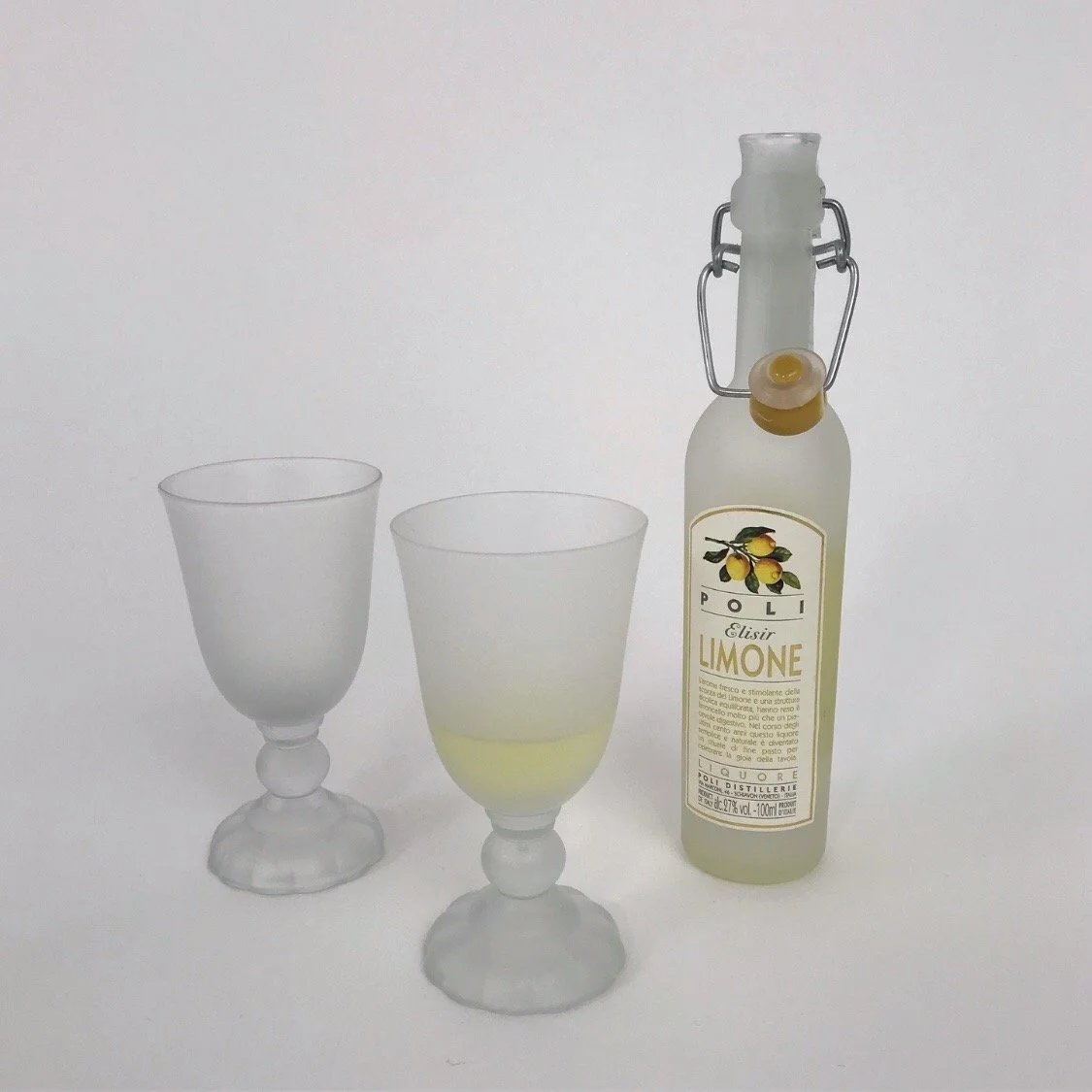 Vintage 1930's Fostoria Silver Mist Claret Glass Set