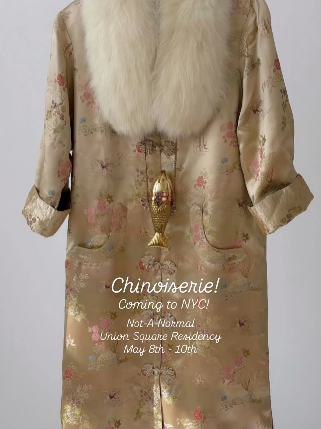 CHINOISERIE! Coming to NYC! Which One is Your Favorite?! We Love them All! &hearts;️ See You May 8th-10th at Not-A-Normal Show! 31 East 17th St., (Across from Union Square Park) in the &hearts;️ of Manhattan! Tickets &amp; Times Available @normal.nyc