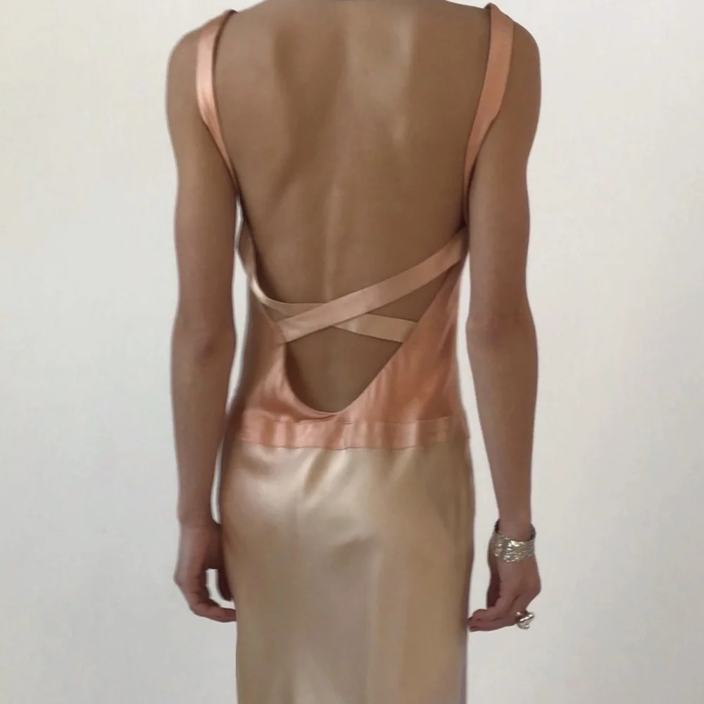 dina bar el silk dress Silk mid-length dress
