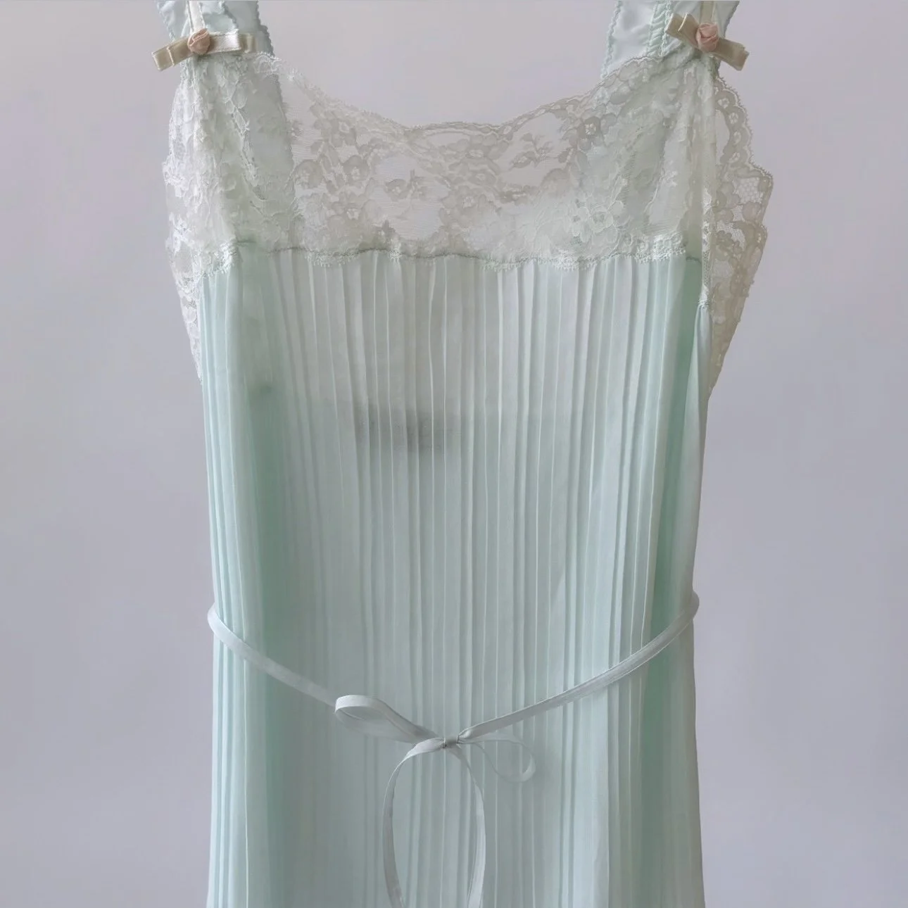 Vintage CHRISTIAN DIOR Sea Foam Lace Dress