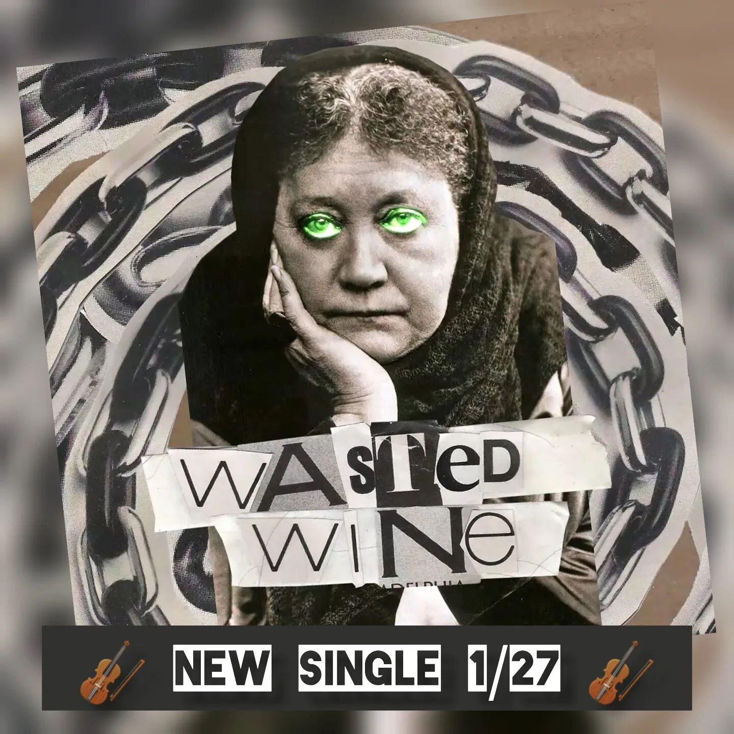 🚨❗ New Single Alert ❗🚨

More that proud to announce that we are releasing a brand new single on 1/27! 🎻

Wasted Wine's &quot;Madame Blavatsky&quot; is a captivating tribute to the famous spiritual leader and founder of the Theosophical Society. Wi