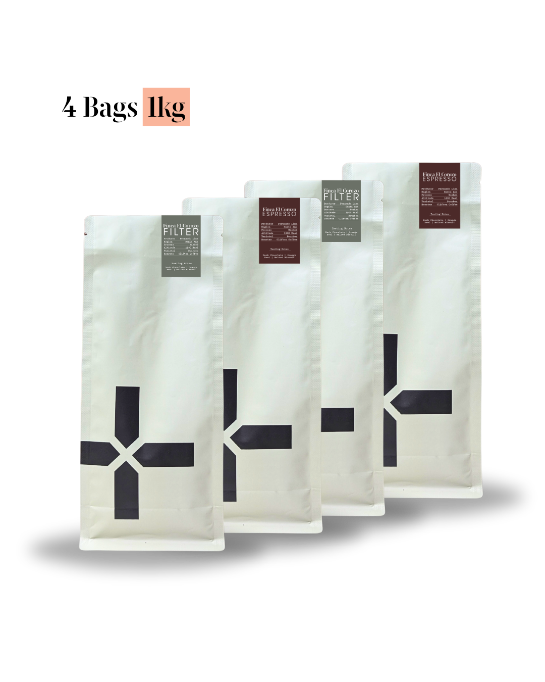 4 Bags (1kg) Finca El Corozo Subscription (Free Shipping)