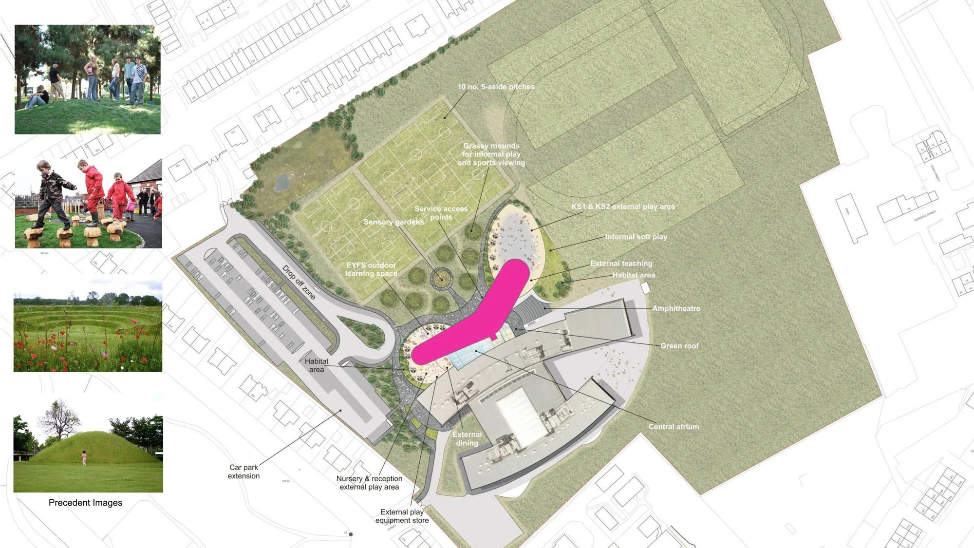 Site Plan - new primary provision to existing academy