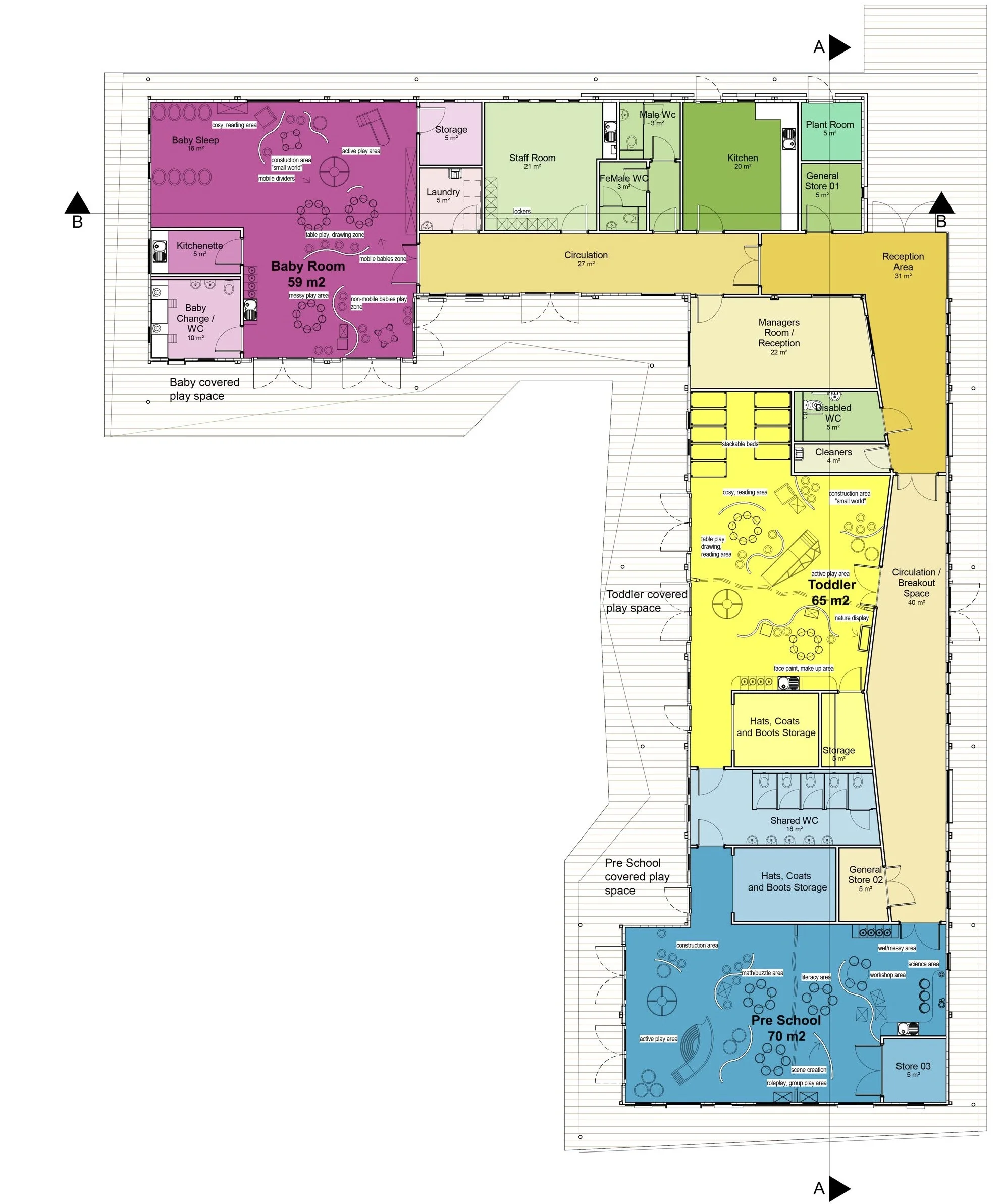 Distinctive ‘L’ shaped floor plan
