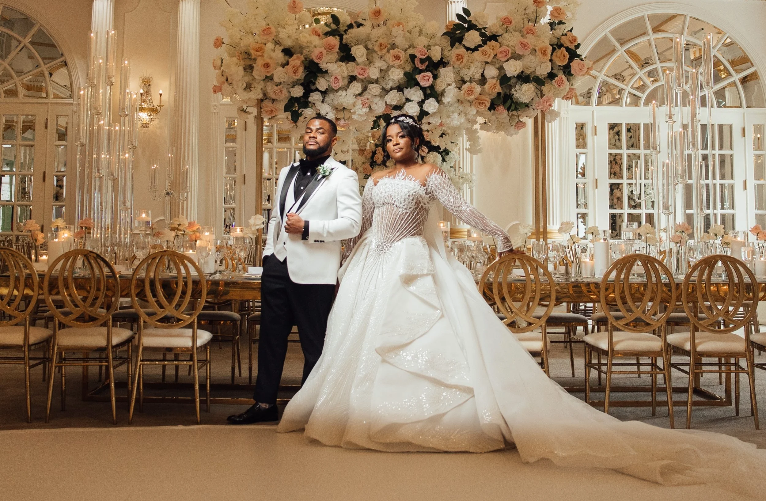 Rainy weather, high-end decor, and a love story for the ages. 🥂🌧️ We moved the party inside at the Crystal Plaza and didn&rsquo;t miss a single beat&mdash;or a single detail. Lauritta and Daniel, you two are absolute magic.
#CrystalPlazaWedding #NJ