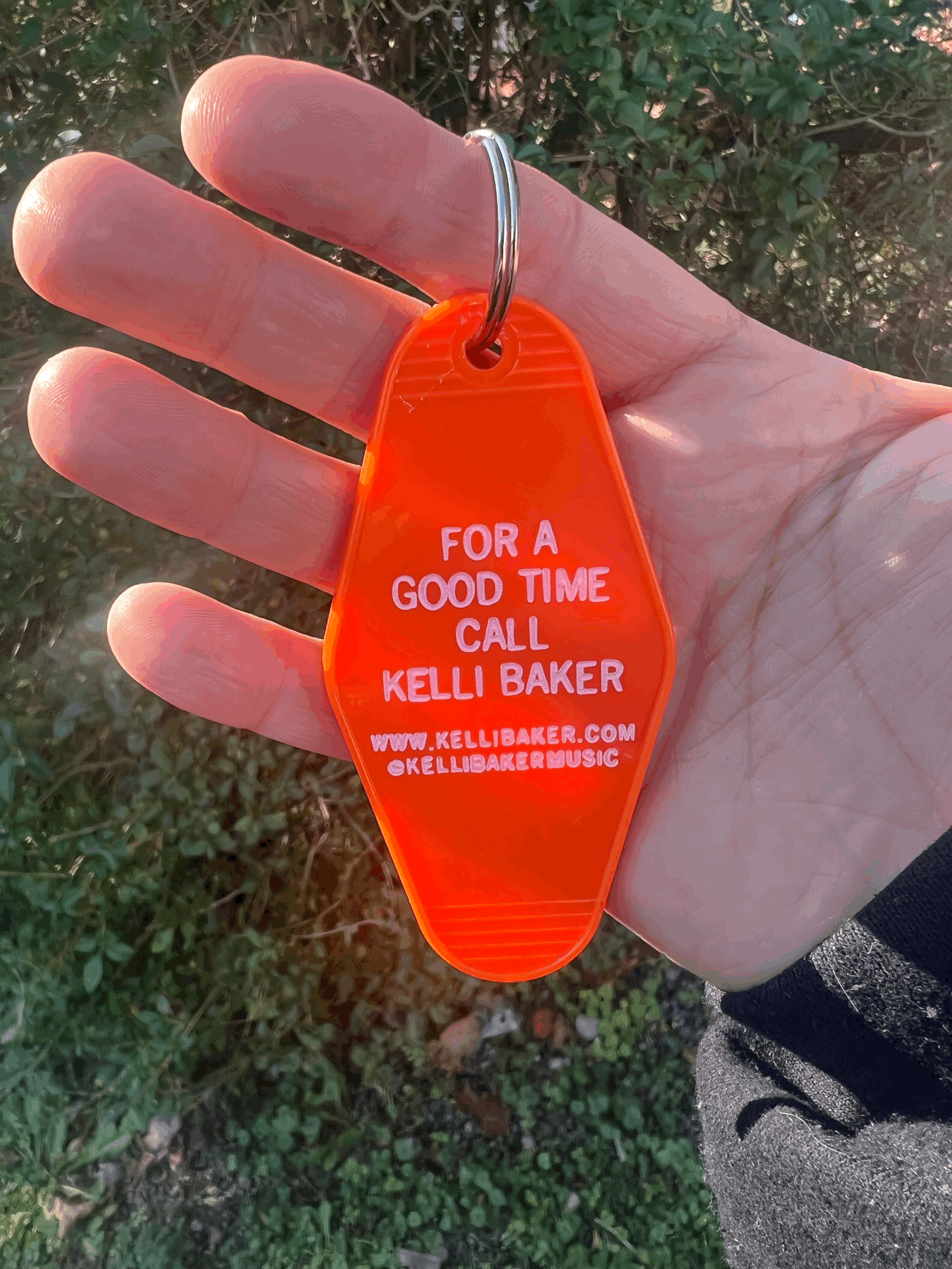 Kelli Baker Vintage Hotel Keychain