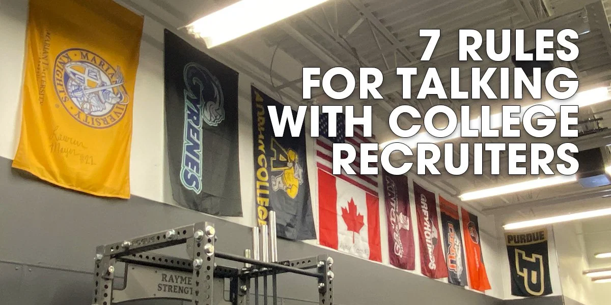 7 Rules of Thumb for Talking with College Recruiting Coaches