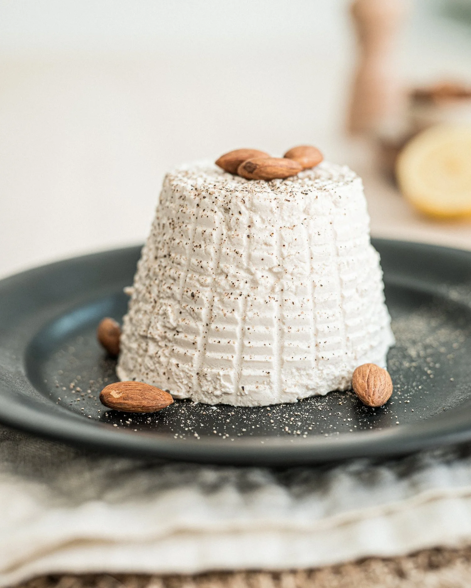 Almond milk ricotta.