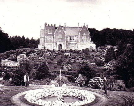 The house and front "lawn" probably around 1880
