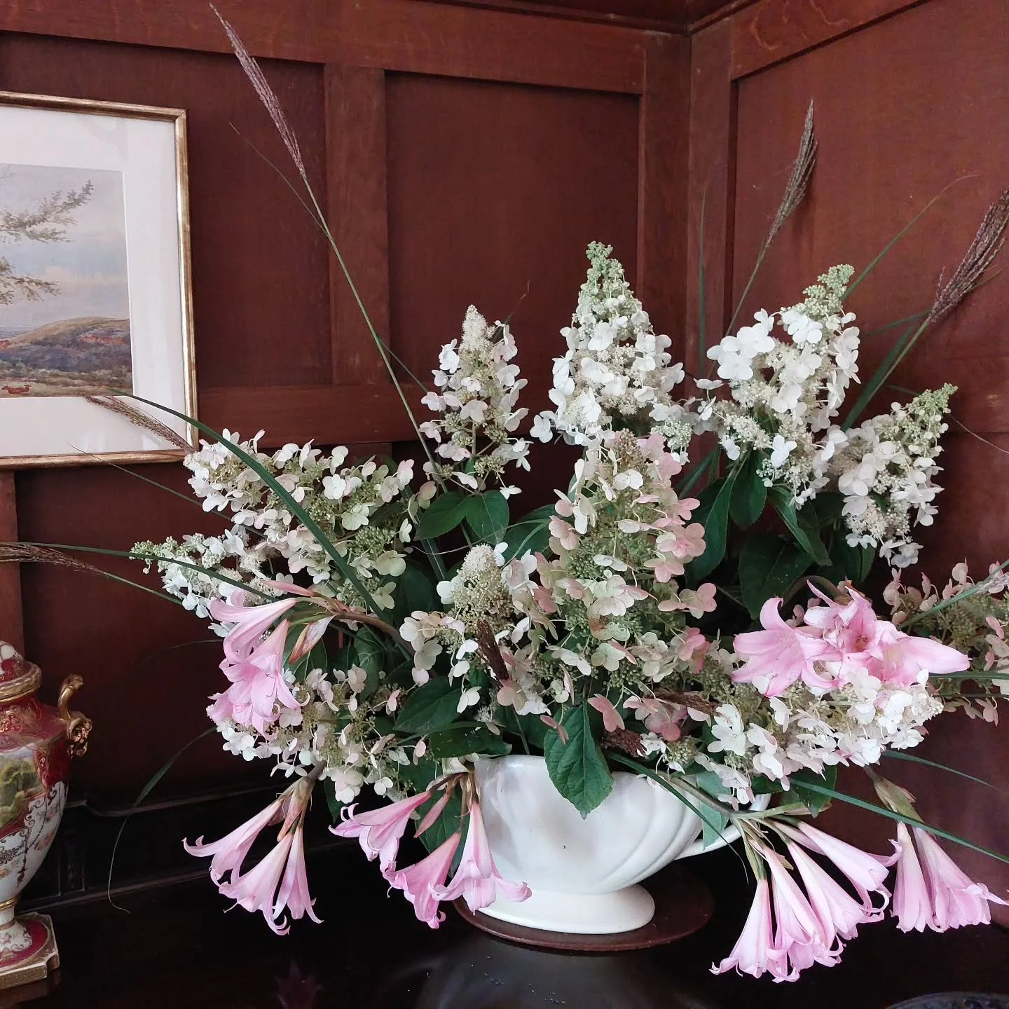 Paniculata hydrangeas and Bella Donna lilies make a lovely display as we ease into autumn. Just a month till Lukesland starts its autumn openings on 5th October. Full details at www.lukesland.co.uk