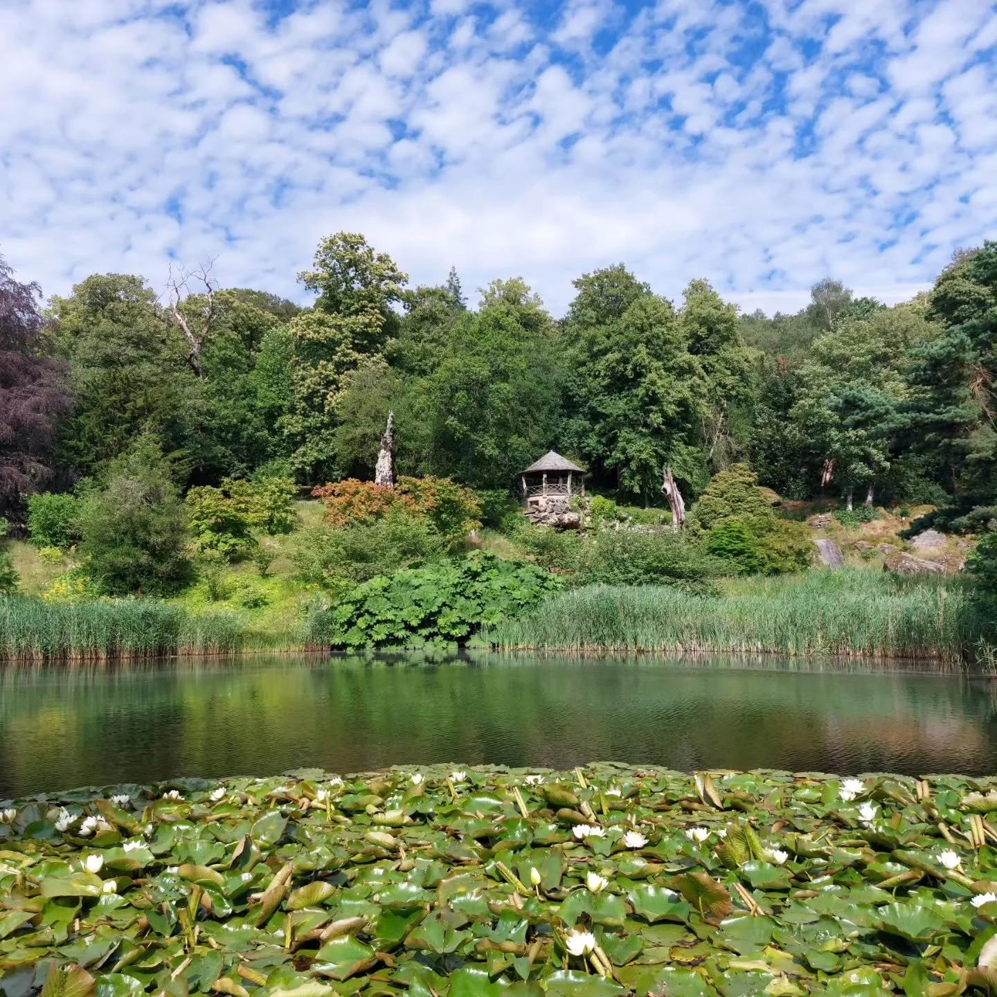 Beautiful Chatsworth Gardens in the Peak District.