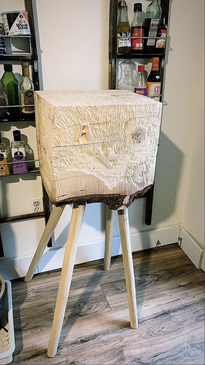 Display Pedestal for Ceramicist Anna Crooks