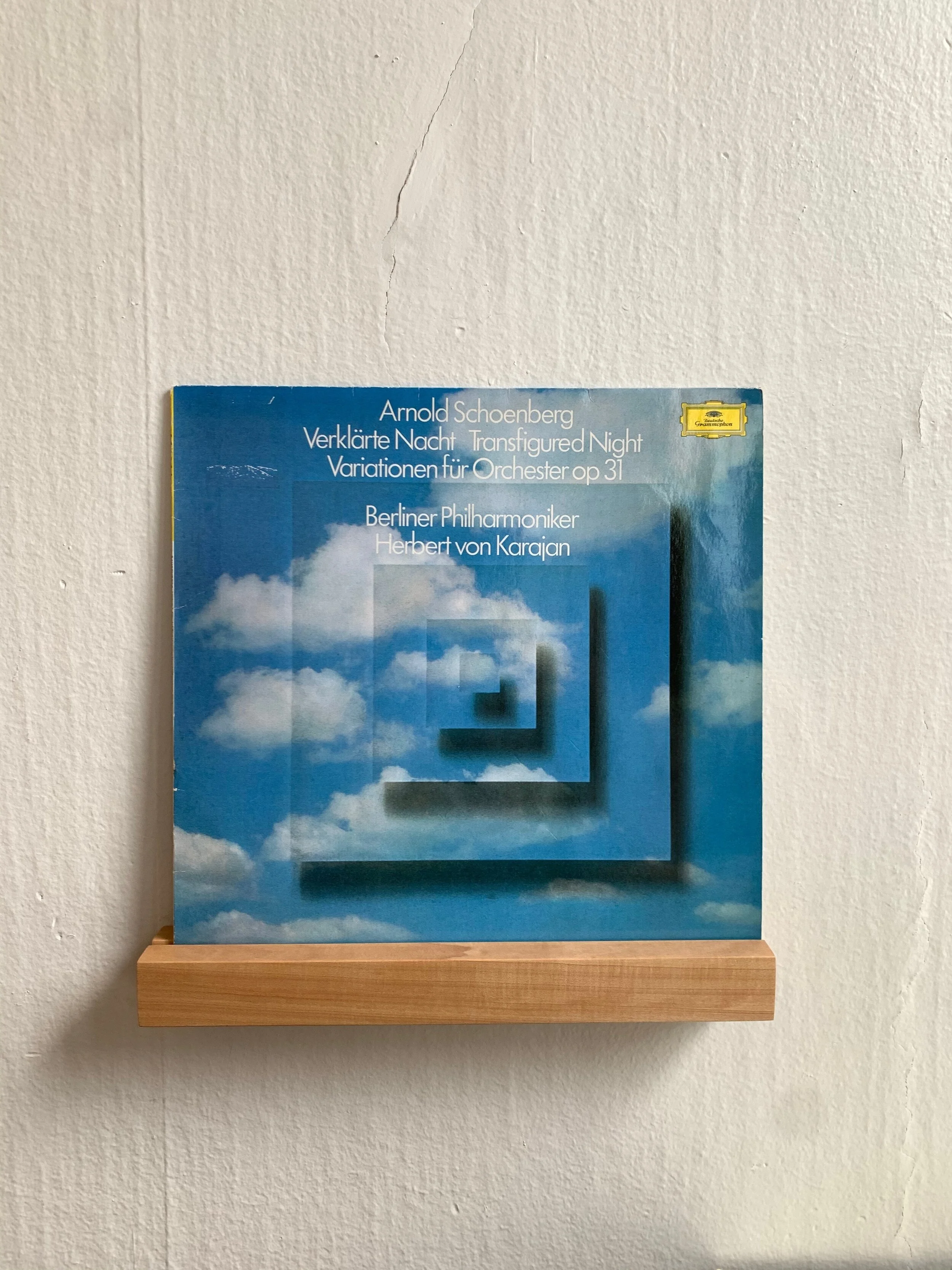 Custom Floating Record Display Shelf for Angels Ate Lemons