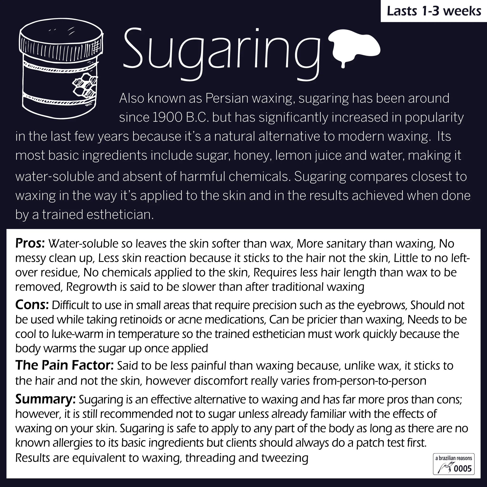 Sugaring - a brazilian reasons #0005