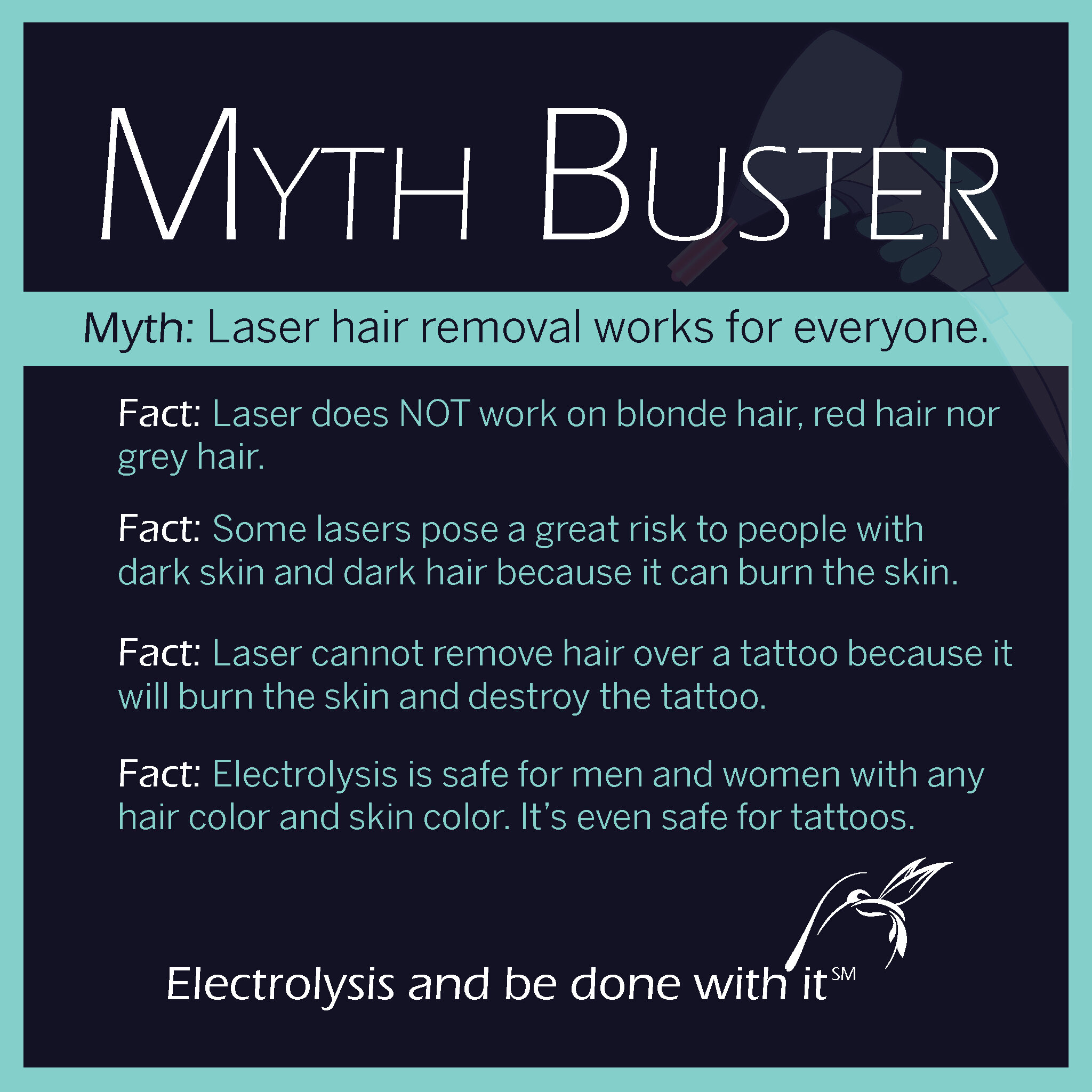 Laser Hair Removal versus Electrolysis Hair Removal — Electrolysis Beauty  Lounge