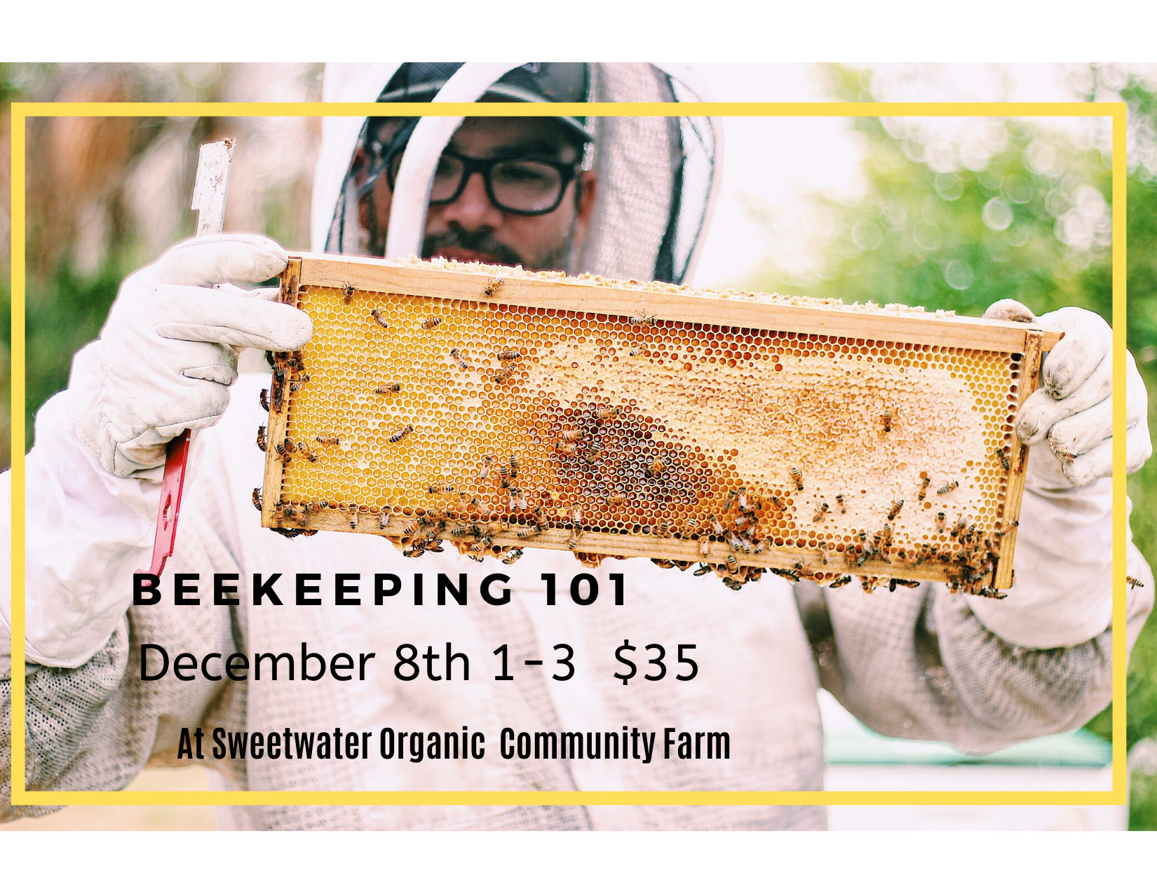 Beekeeping 101 at Sweetwater Organic Community Farm