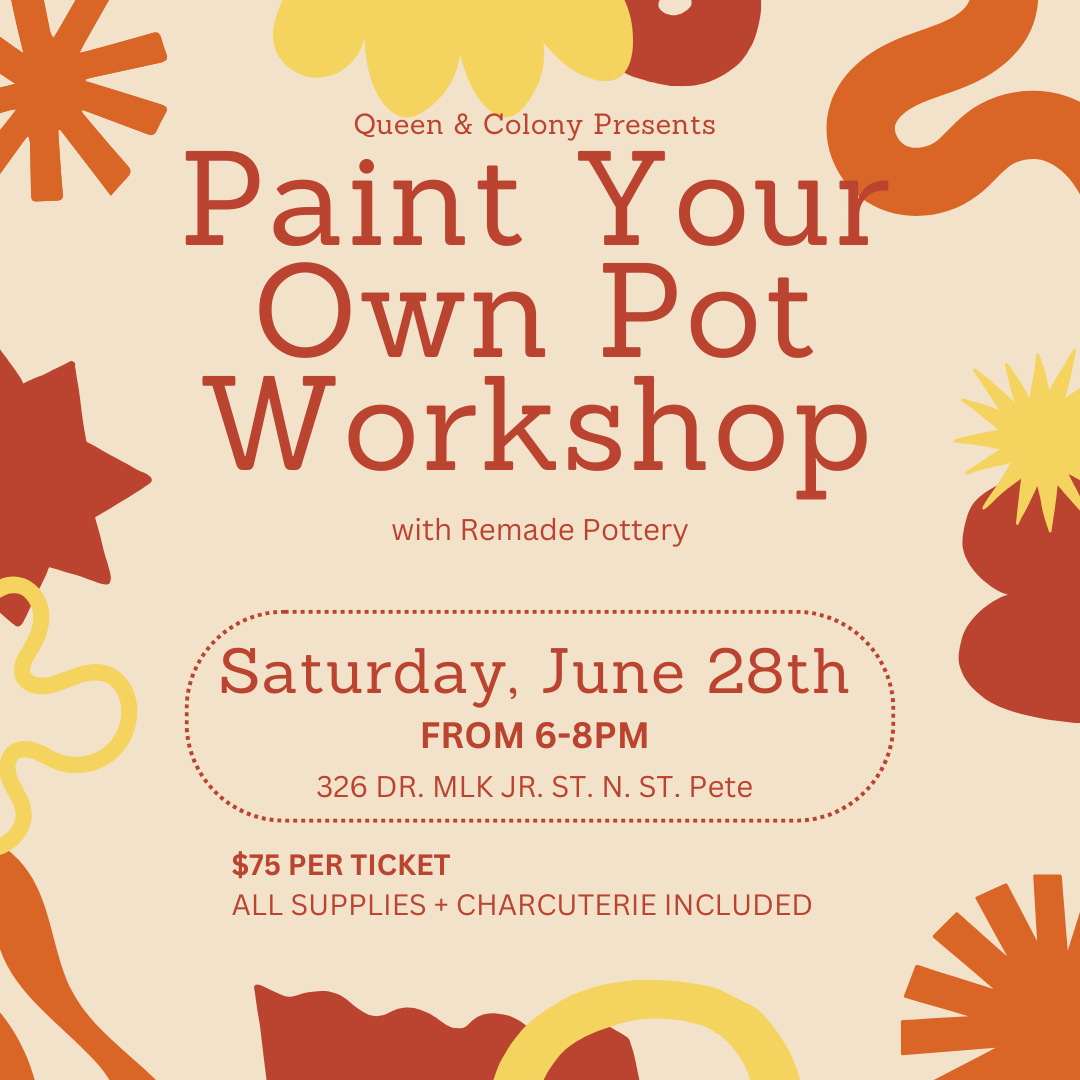 Paint your own pot workshop with Remade Pottery
