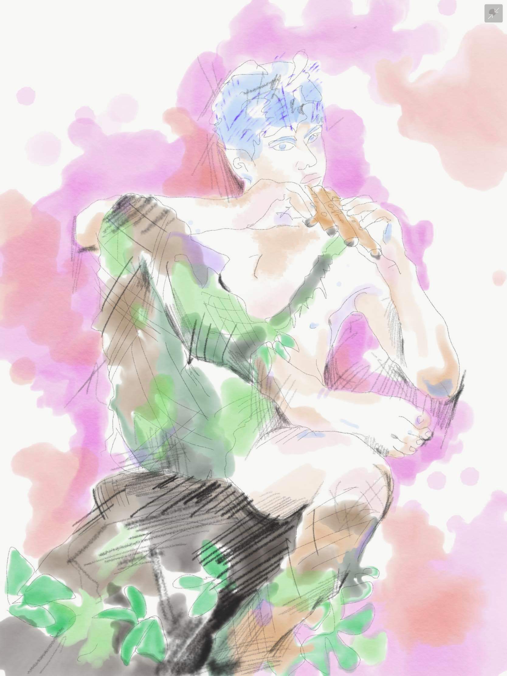 Pink Narcissus, by Marianna Loukou