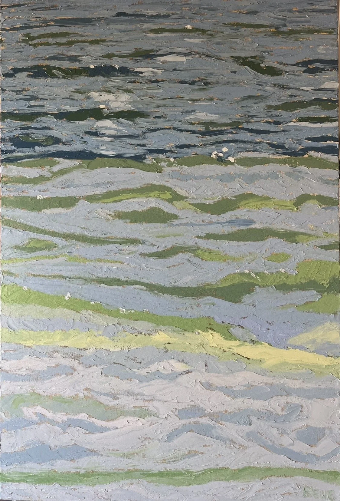 Blue and Green 24"x30"