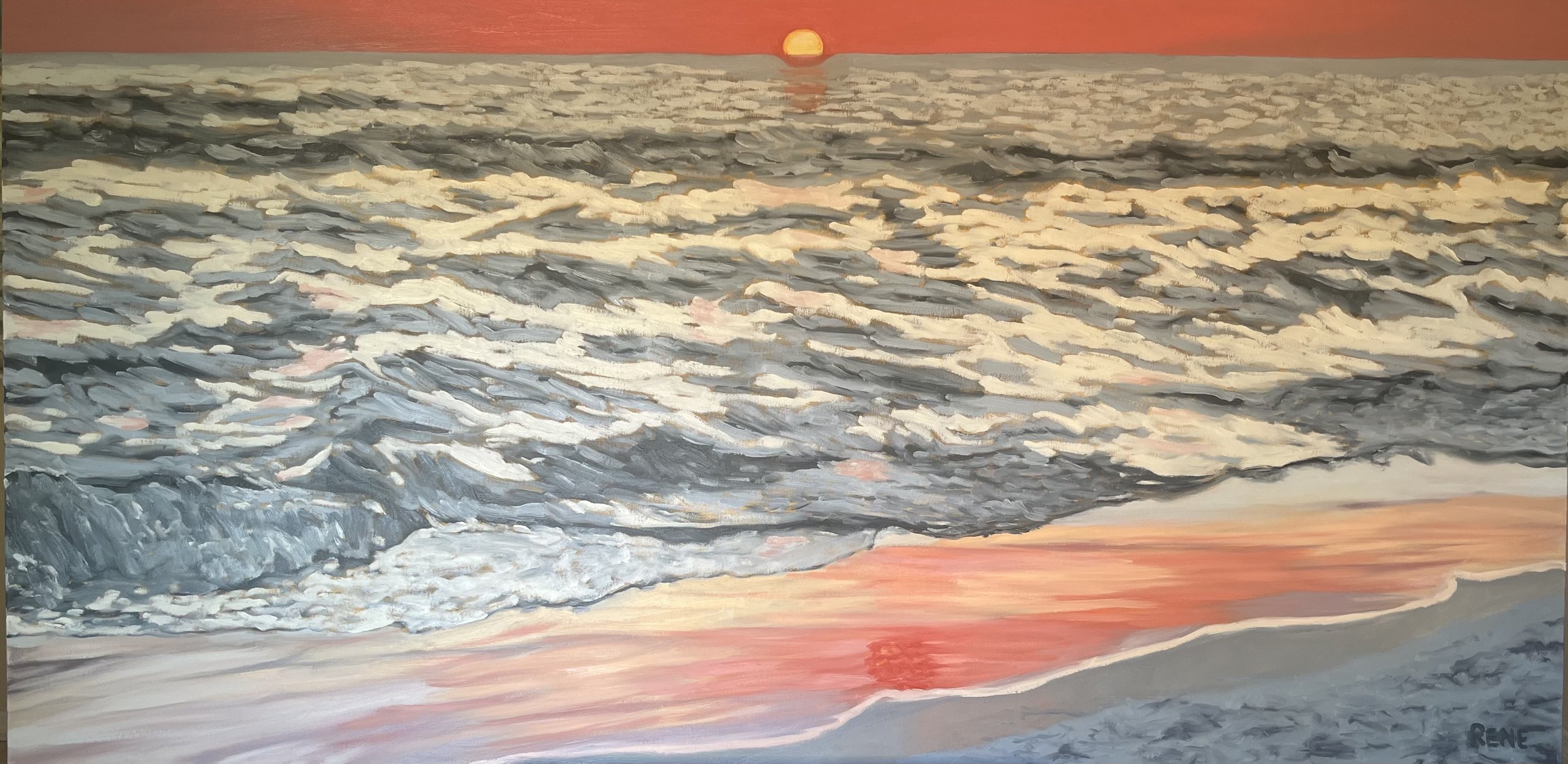 Sun Reflection  6'x3'