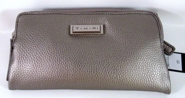 Elie Tahari Legacy Wallet Trifold Open	