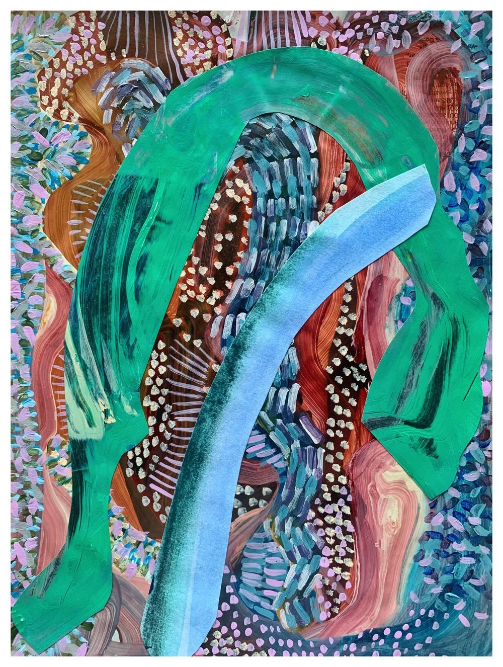 K'era Morgan No, Not Today (Can't Touch This) II collage painting