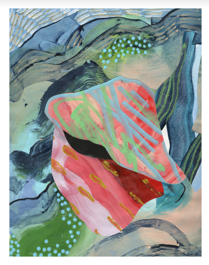 K'era Morgan The Heart of the Matter collage painting