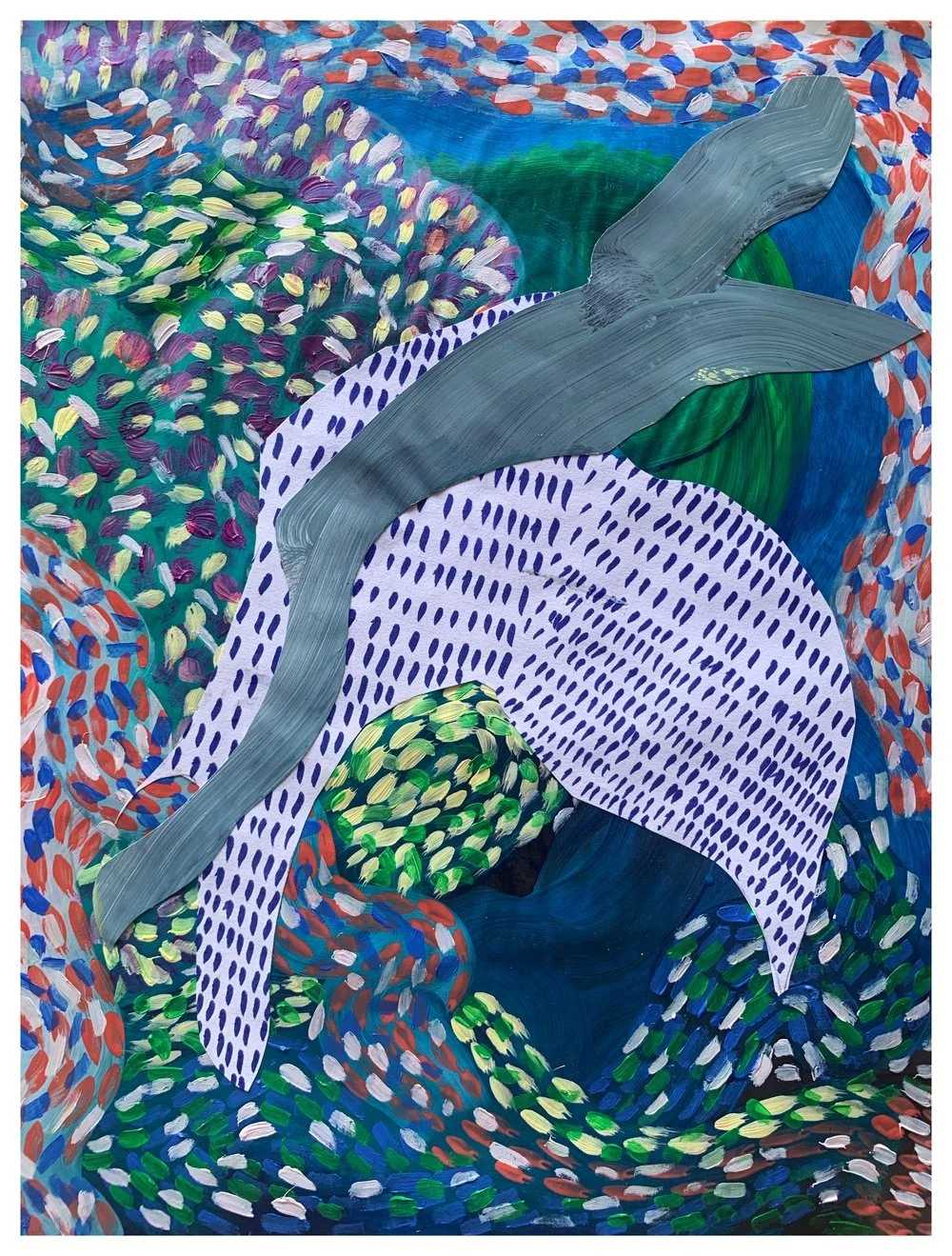 K'era Morgan No, Not Today (Can't Touch This) III collage painting