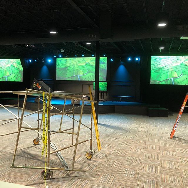 Everything is starting to take shape at Common Way Church. Our Integrated Systems team has been hard at work making sure their new Audio, Video, and Lighting systems are all ready to go for the quickly approaching opening service!