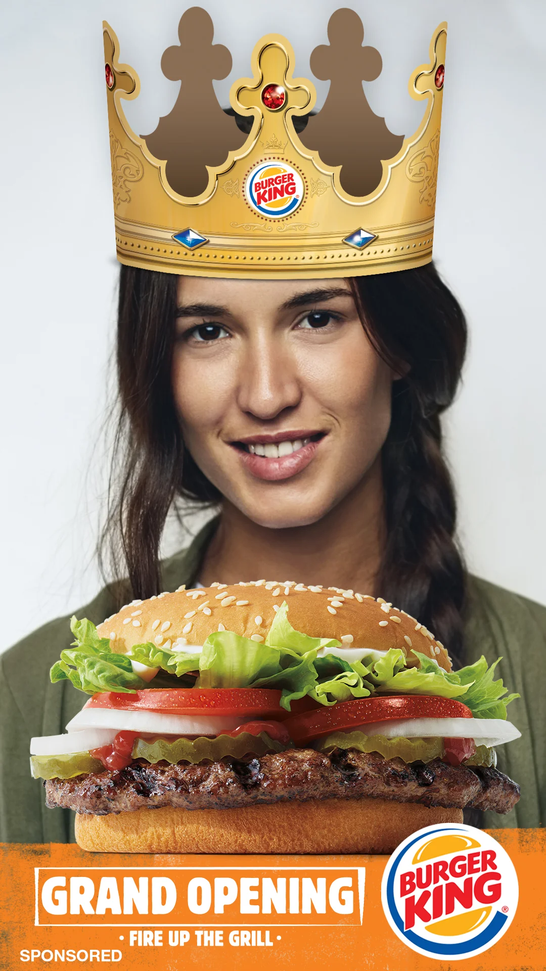  Snapchat GeoFilter for grand opening of Burger King restaurants. 