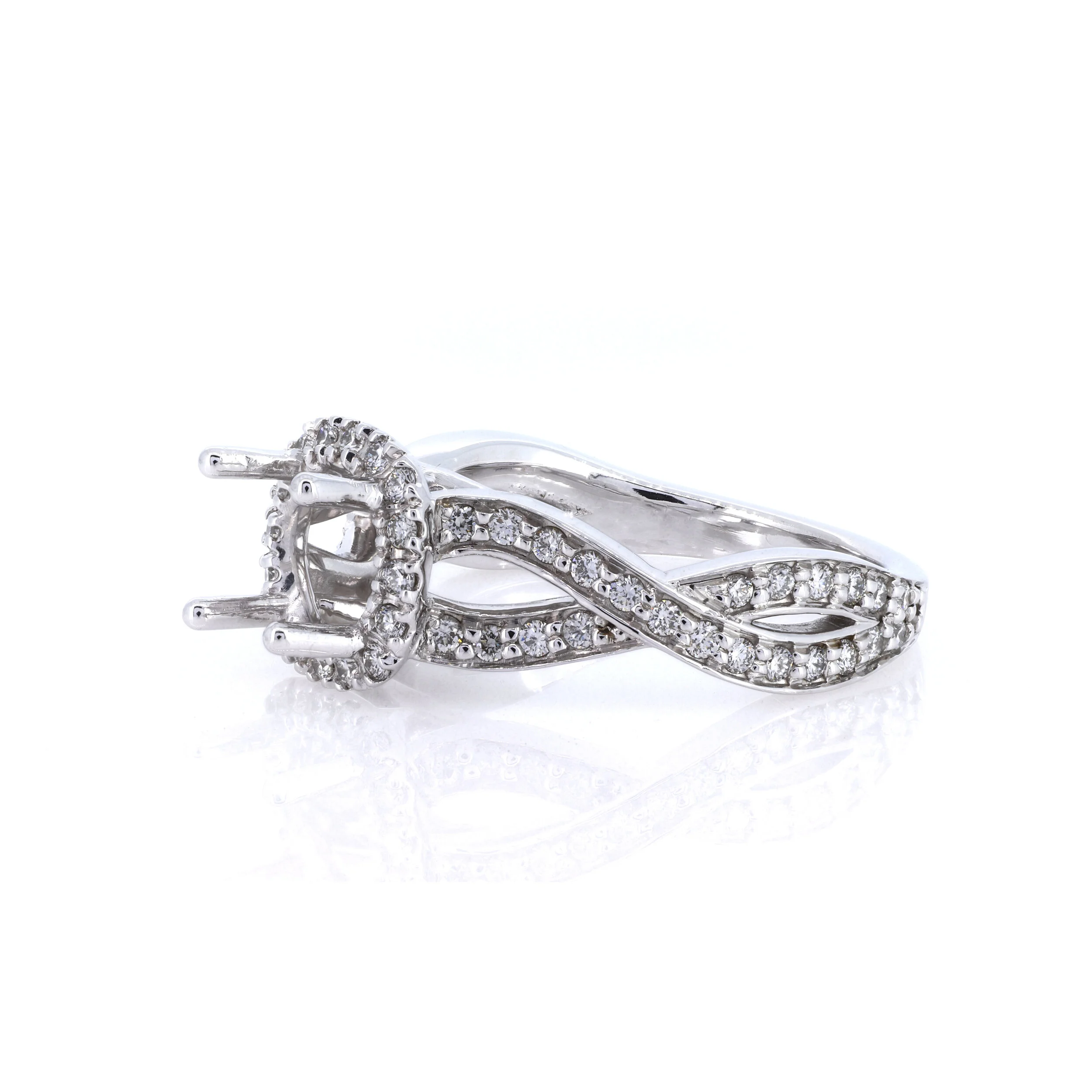 Infinity Engagement Ring | Semi- Mounting