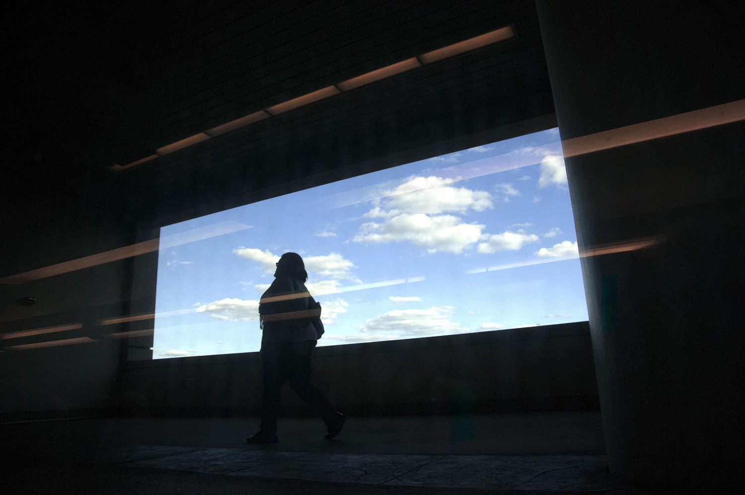 Woman with Clouds