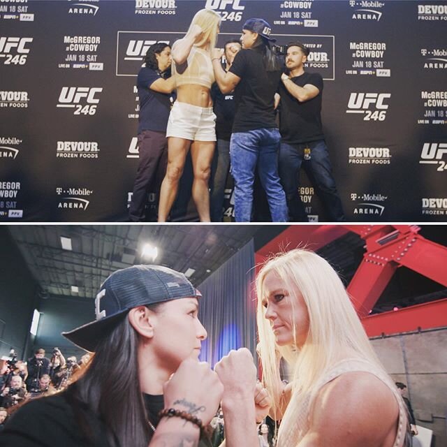 UFC 246 Embedded EP5 is live on @youtube @espnplus 🔥🔥 Bantamweights @raquel_pennington @hollyholm face off in the co-main event of the @thenotoriousmma card in a rematch 5 years in the making. Check out all the #behindthescenes on #ufc #embedded 💪